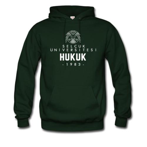 Selçuk Üniversitesi Hukuk Fakültesi Hoodie Model 1