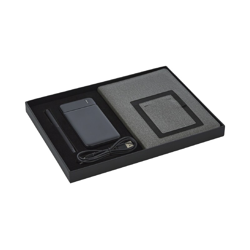 KP02119-0136 Hediyelik Set - Powerbank - Defter - Kalem Seti