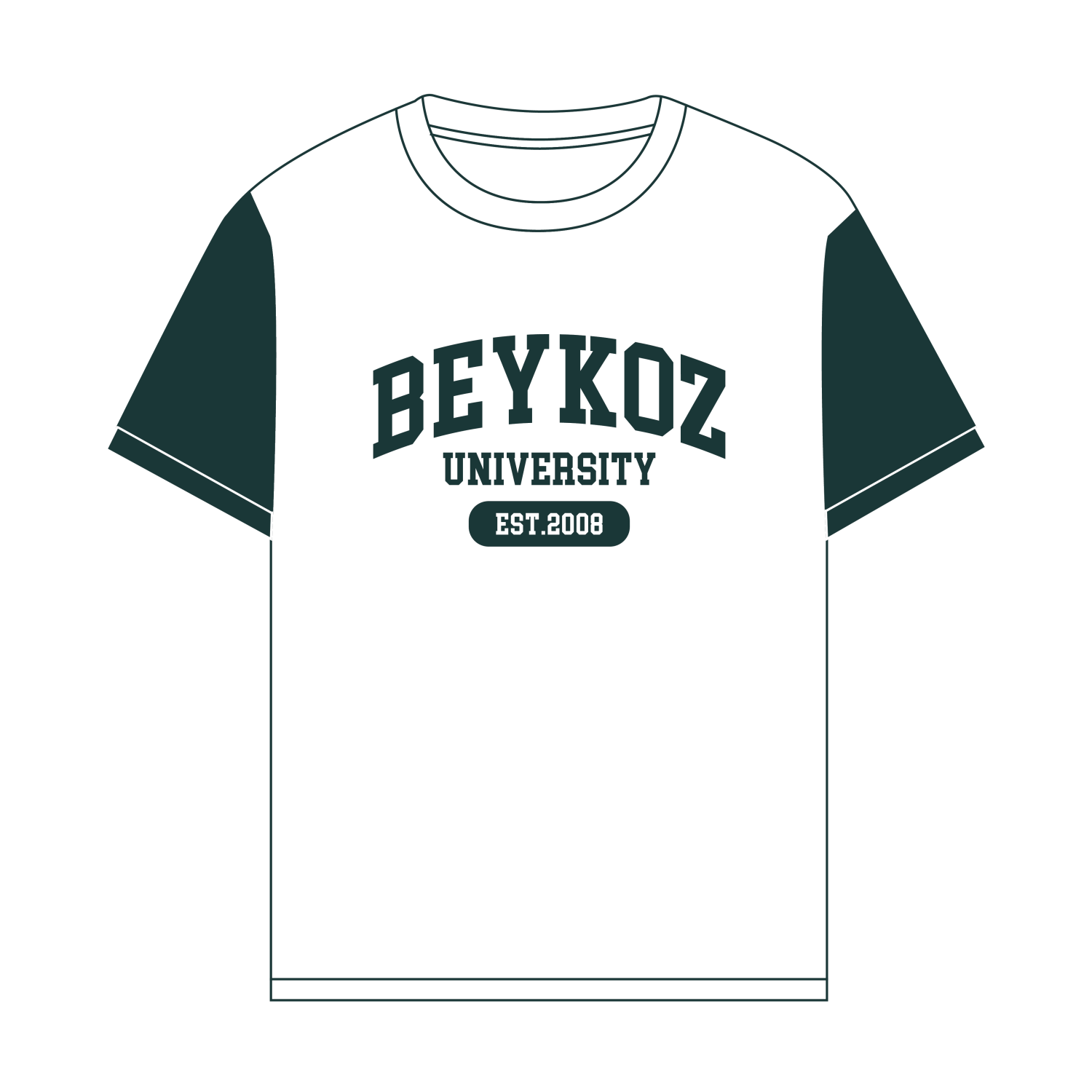 Beykoz Üniversitesi Model 5 Reglan T-shirt